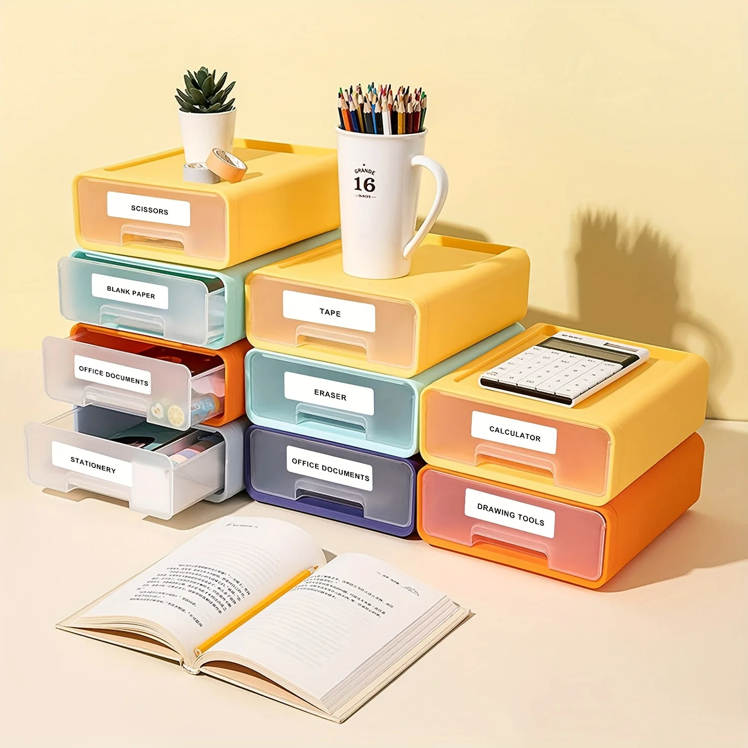 3~10Rolls Niimbot D110 D11 Label Paper Sticker Tape Waterproof Anti-Oil Tear/Scratch-Resistant Price Print D101 Label Pure Color