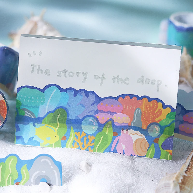 Island Driftage Series Washi Tape Decoration Hand Account DIY Scrapbook Diary Album Collage Stationery Masking Tapes