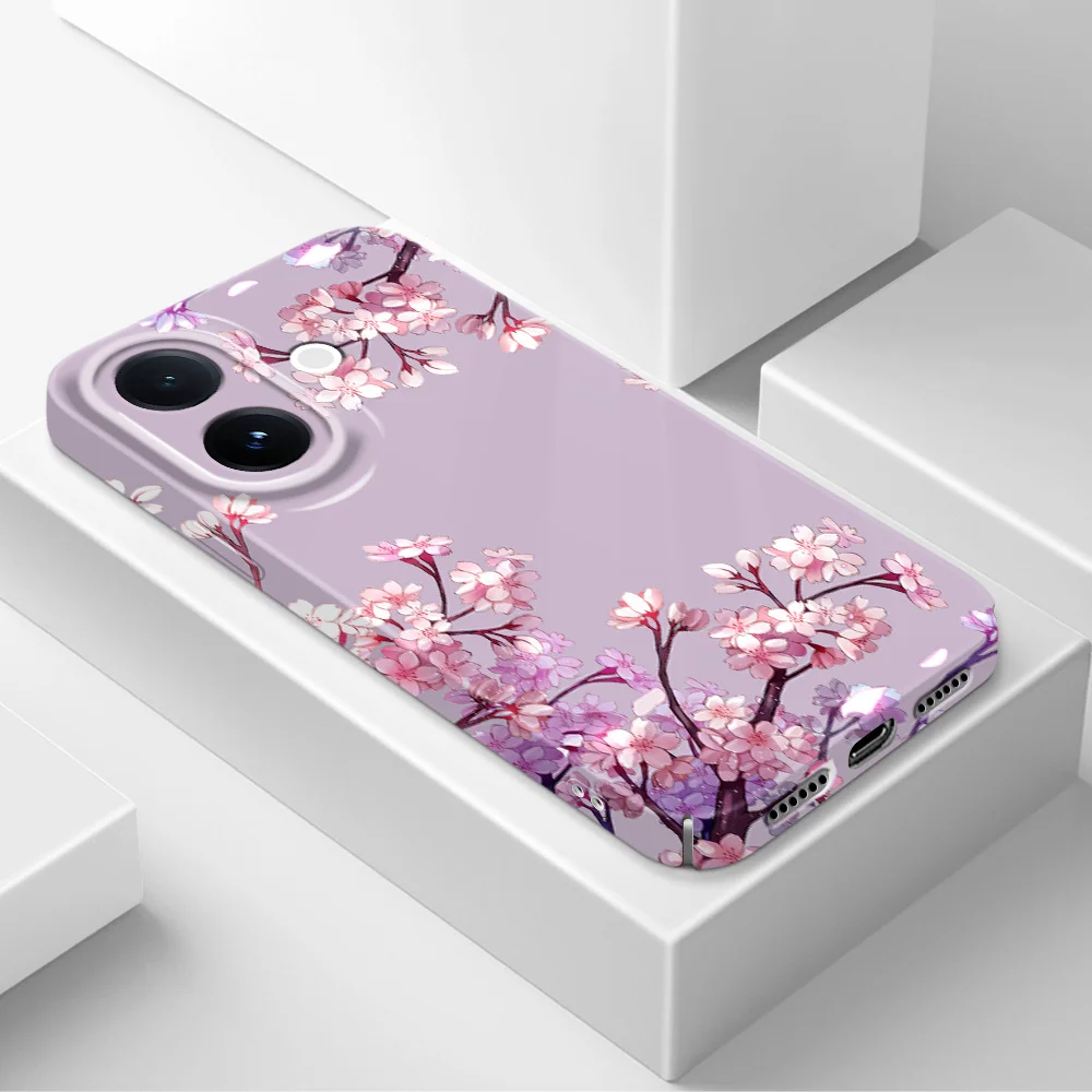 Floral Ripple Design Phone Case – Sturdy Hard Cover