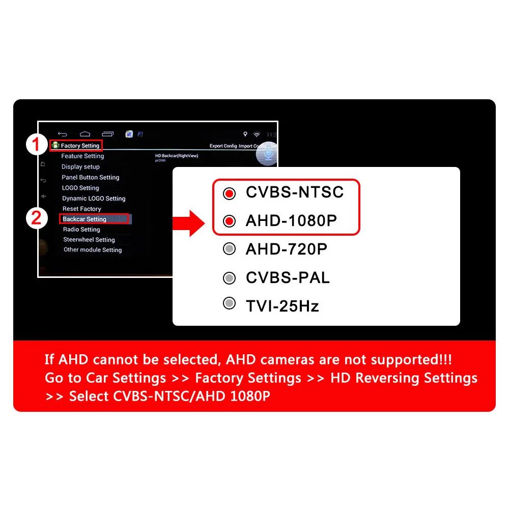 QMKJ 180도 4K AHD 1080P 골든 어안 렌즈 차량 전방 후방 카메라 185mm 펀치 나이트 비전 카메라 유니버설
