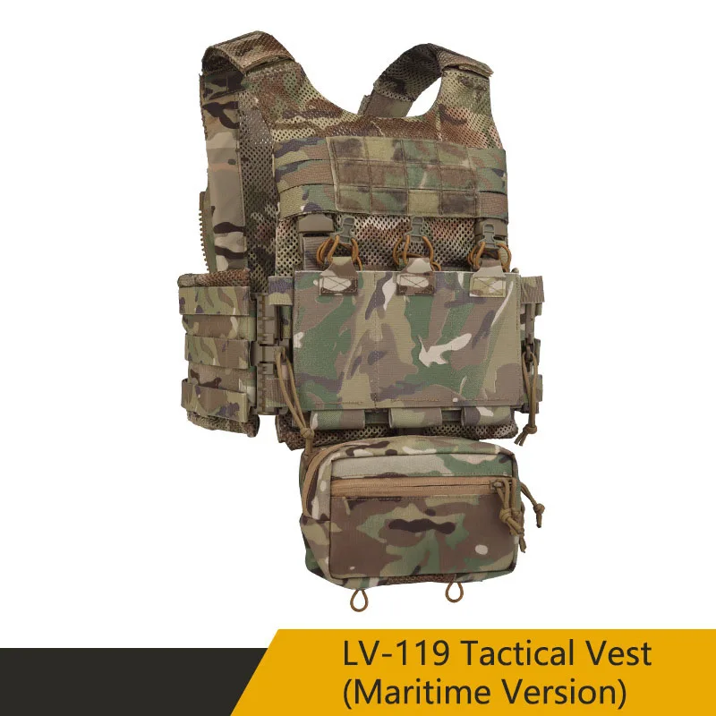 

LV-119 тактический жилет для морской версии, внешняя Расширительная пряжка, застежка-молния сзади, быстросъемный пояс