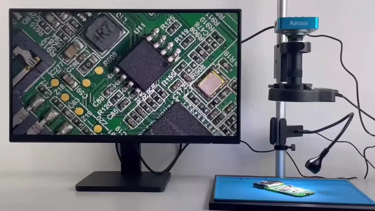 13MP 30PSF 1080P HDMI USB промышленный цифровой видеомикроскоп камера 10X-130X зум C крепление