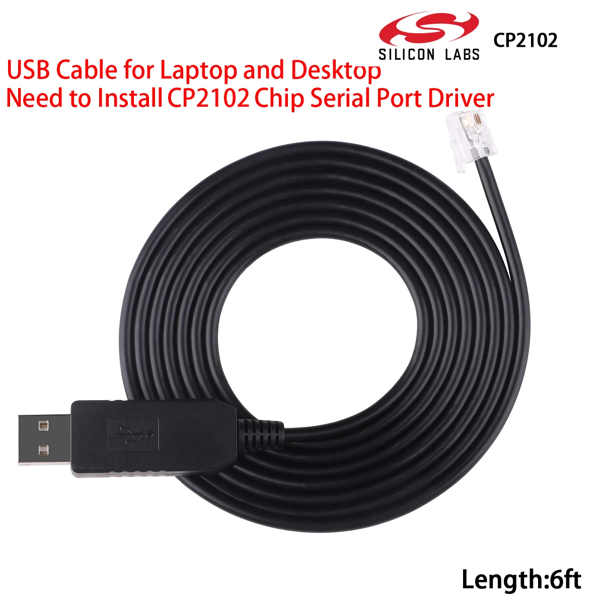 Usb para Nextar Rs232 Rj9 Rj10 4p4c Serial Cabo Adaptador para Celestron 4se 6se 8se C8i se 8i 90gt 90 Slt Slt130 114 Avx102 Cp2102 - Imagem 4