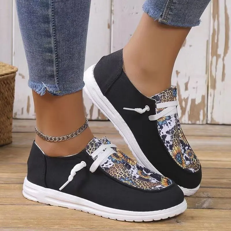 2023 Fashion New Women's Shoes Basic Women's Flat Shoes Trend Casual Flat Shoes Round Toe Wedge Heels Women's Single Shoes