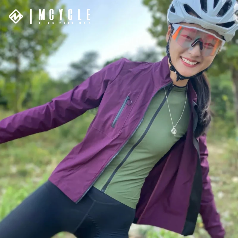 Cycling Bicycle Clothing Wear Rear Mesh Women Bike Windbreaker Jacket Waterproof Men's Cycling Windbreaker jacket