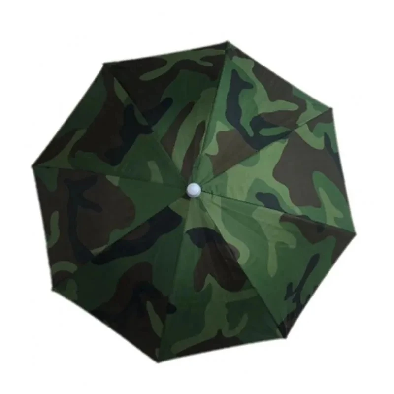 Foldable Outdoor Umbrella Hat Adjustable