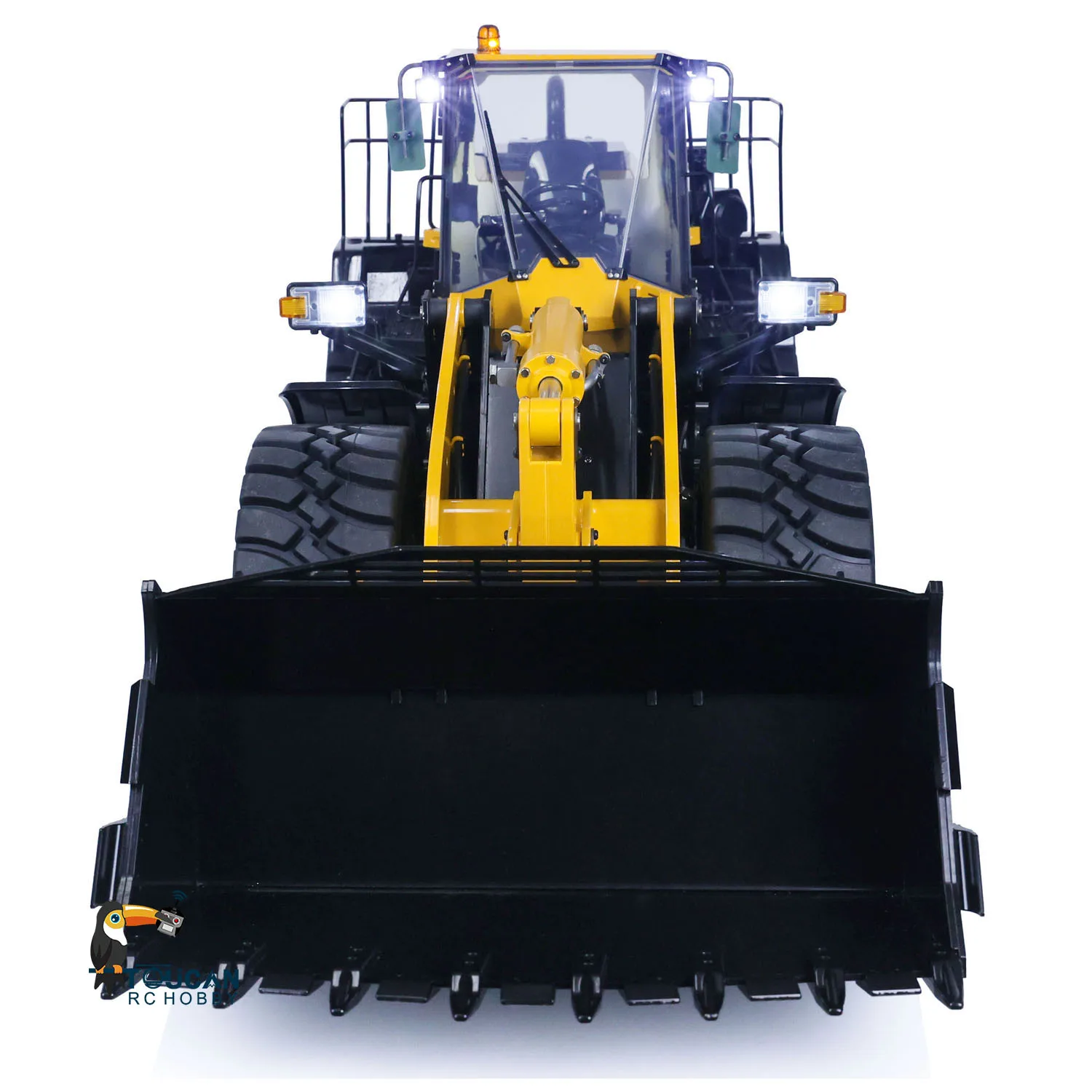 MTM WA480 RC Hydraulic Loader 1/14 Scale Remote Control Metal Construction Wheeled Vehicles Sound Light Model Toys THZH1339 5