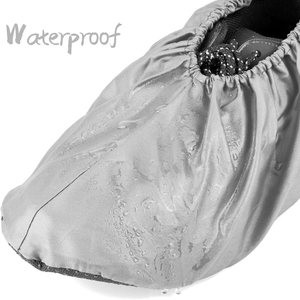 Tragbare, rutschfeste, wiederverwendbare Schuhüberzieher, wasserdicht, dick, für den Haushalt, waschbar, Unisex-Schuhüberzieher – Detail 6