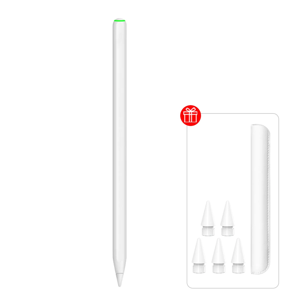 For Apple Pencil 2 1 with Wireless Pairing Charging iPad Air 4 5 Pro 11 12.9 Mini 6 for iPad Pencil Palm Rejection Tilt Stylus tablet pillow pad Tablet Accessories