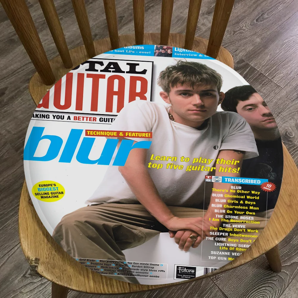 Popular Rock Singer Star B-Blur Modern Minimalist Style Fabric Cushion Non-slip Living Room Sofa Stool Tatami Office Stool Mat 6