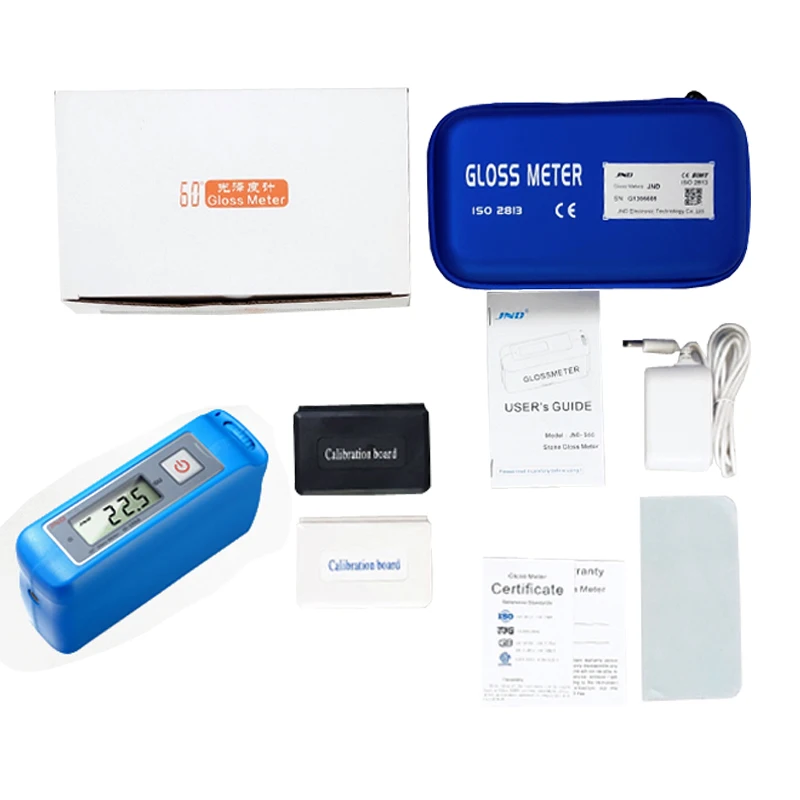 Newly Universal Gloss Meter JND-A60 Measuring Range 0.0~199.5 Glossmeter Non-Metallic Material Surface Gloss Measurement