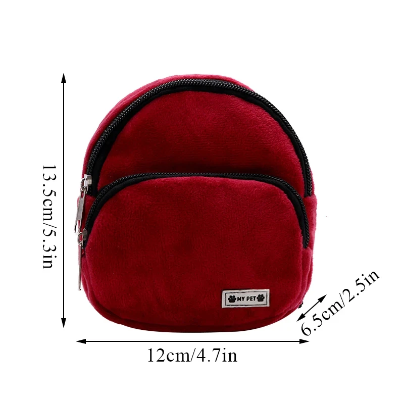 Dog Backpack Soft Pet Snack Bag Puppy Cute School Bag Convenient Large-capacity Portable Pet Carrier Outdoor Supplies pet carrier bag,pet carrying bag,pet supplies,pet backpack