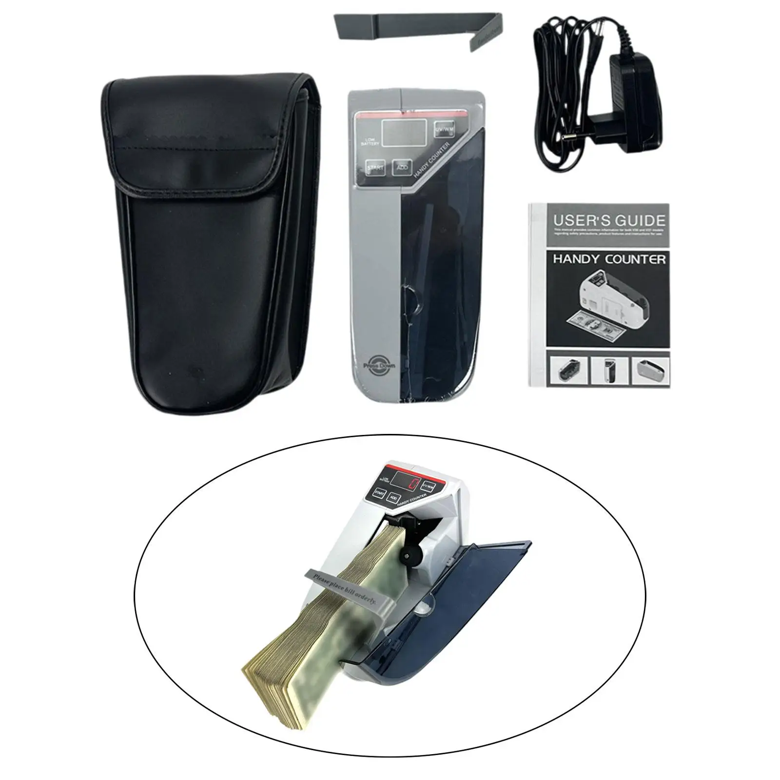 Money Counter Machine Bill Money Detector Machine Handy Digital Display Money Counting Machine for Bank Small Business Store Money Counter Machine Bill Money Detector Machine Handy Digital Display Money Counting Machine for Bank Small Business Store