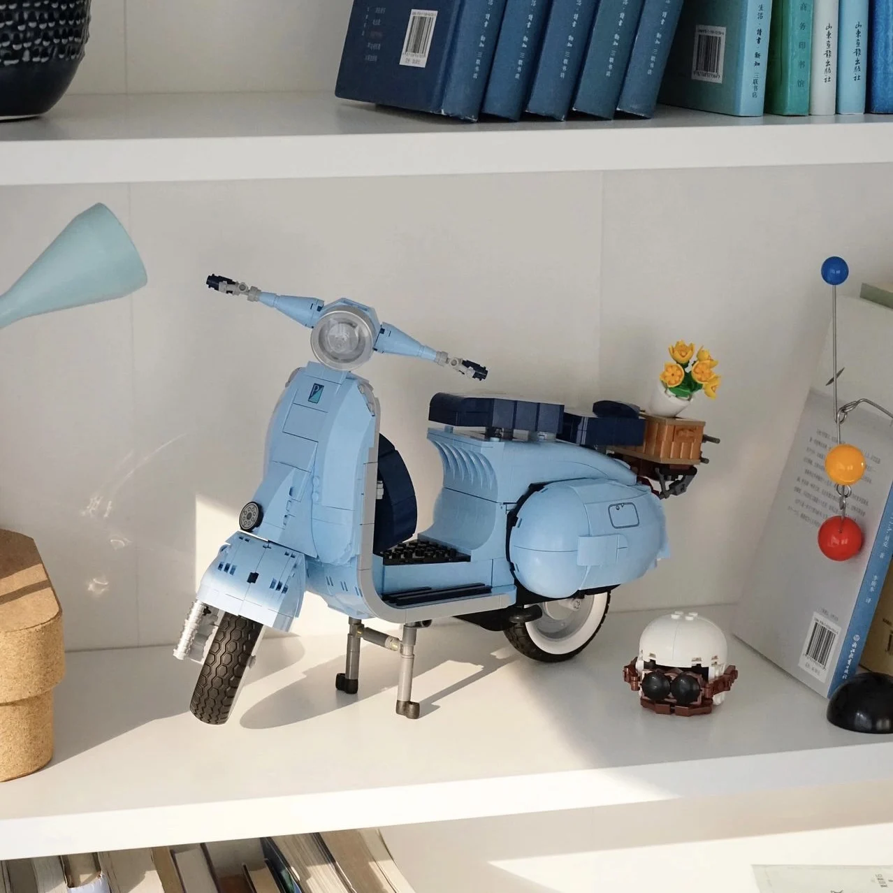 Технический конструктор 10298 vespa педаль ягнята в сборе, обучающая игрушка, подарок для мальчиков и девочек