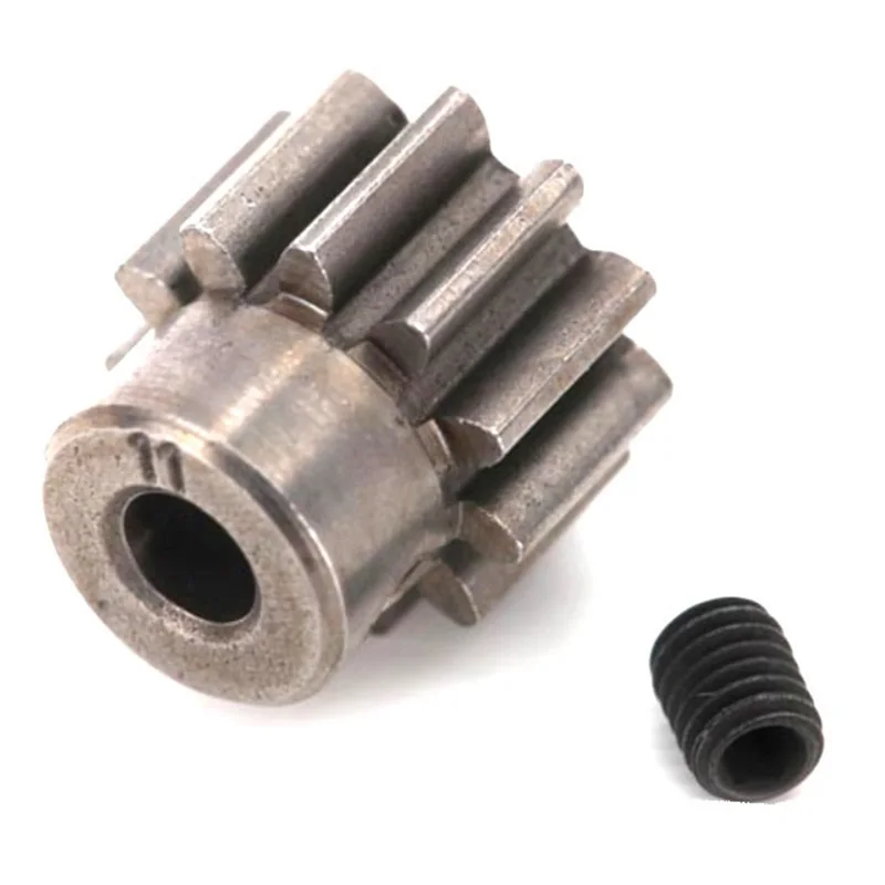 Pignon moteur métal 32P 11T pour TRAXXAS Rustler 4X4 TRX-4 TRX-6, vue de face