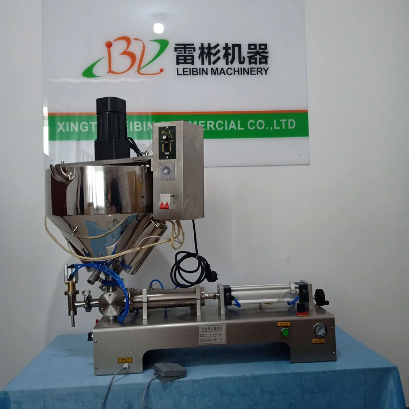 

PBOBP Viscous Liquid Honey Sauce Cosmetic Gel Paste Filling Machine Automatic Quantitative Paste Filling Machine
