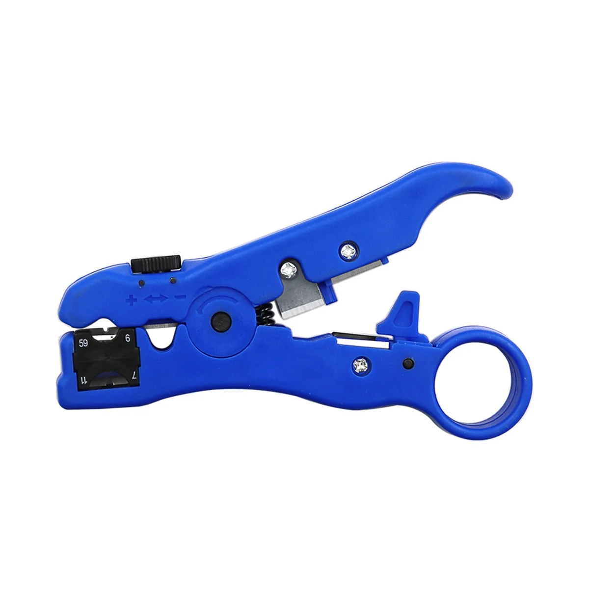 

Многофункциональный инструмент для зачистки коаксиального кабеля, устройство для зачистки кабеля телевизора, синий цвет