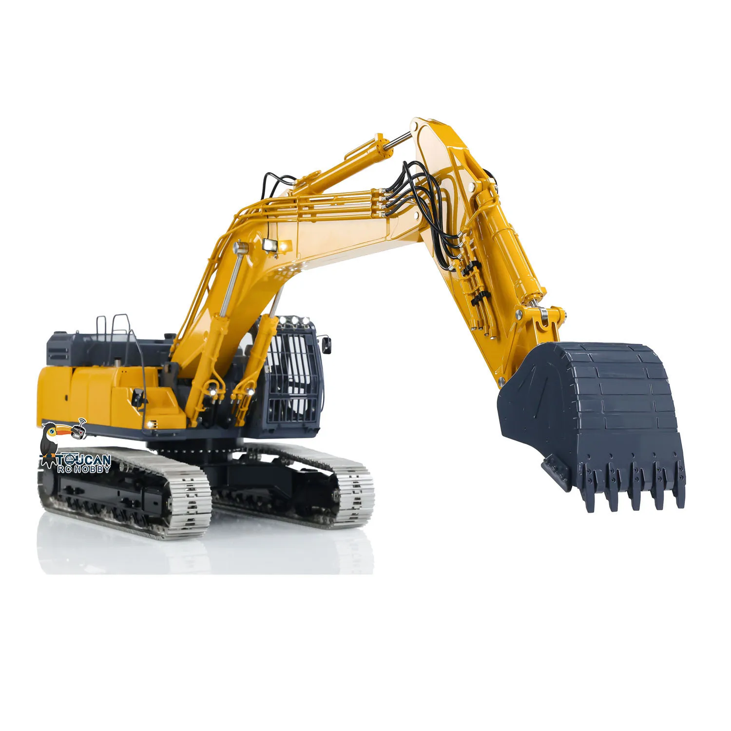 In Stock RTR LESU SK500 RC Hydraulic Excavator 1/14 PL18EVLite Remote Control Engineer Vehicle Heavy Duty Machine Model Light 4