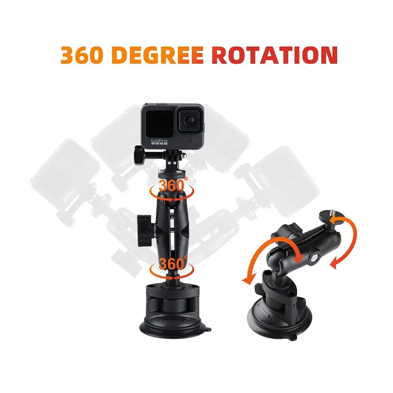 Support ventouse caméra action GoPro Insta360 DJI