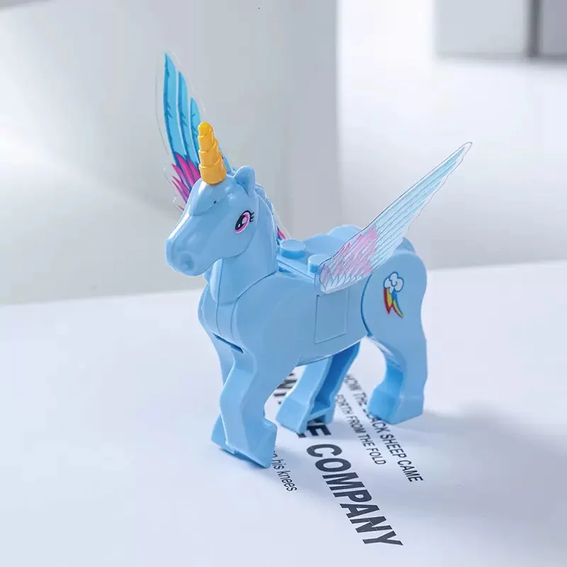 2024 New Hot Unicorn Building Blocks Mini Action Figure Bricks Toy 4