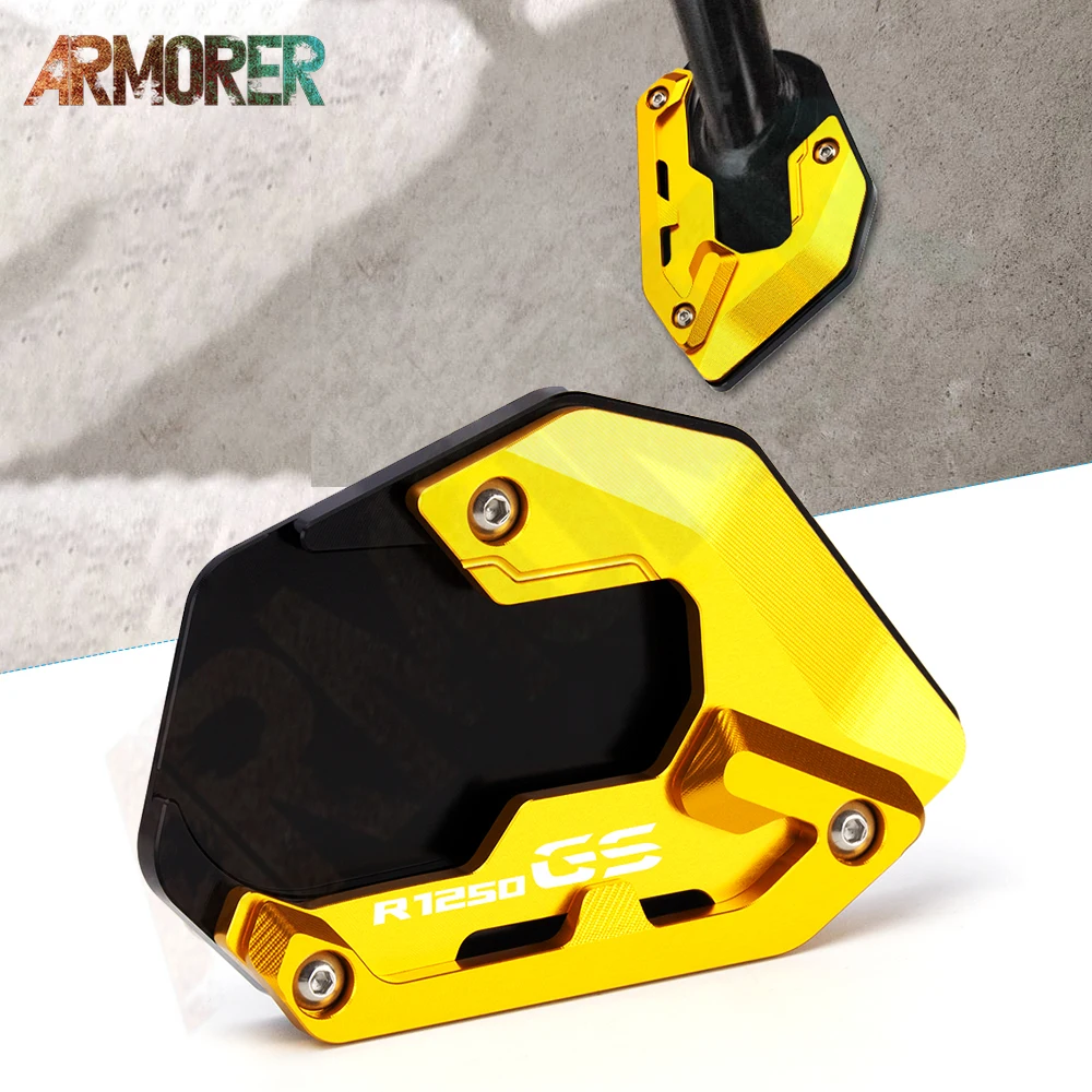 

Motorcycles For BMW R1200GS ADV R1250GS Adventure Accessories Kickstand Side Foot Stand Low Suspension Enlarge Extension Pad