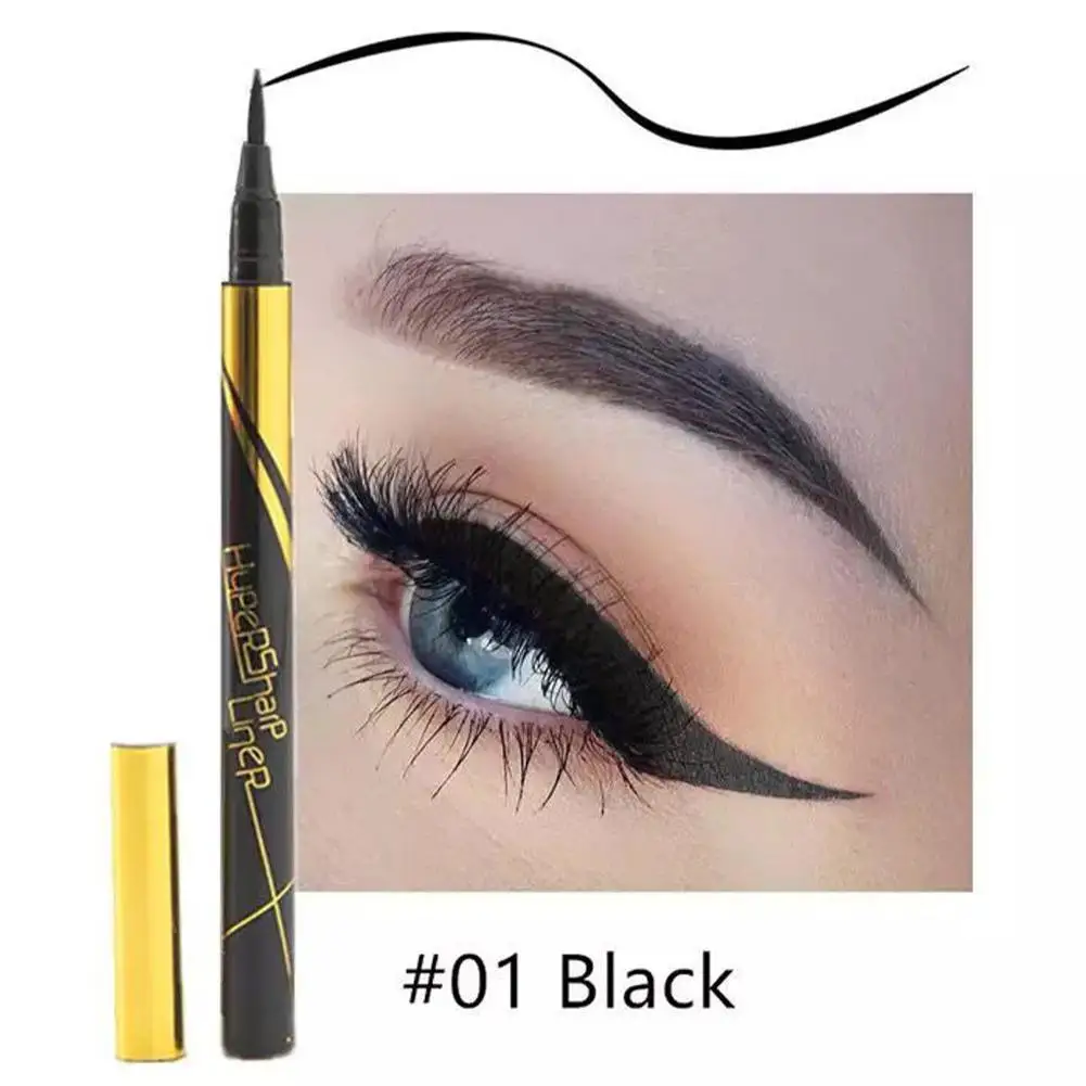 

Black Liquid Eyeliner Pencil Super Waterproof Black Cosmetic Eyeliner Eye liner Water-Proof maquiagem Tool Eye Makeup S1E3