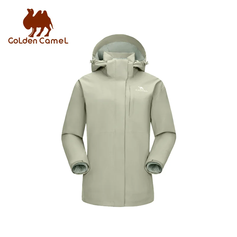 

GOLDEN CAMEL Waterproof Hiking Jackets Women Windbreakers Down Jacket for Men 2023 New Three-in-one Mountaineering Coats Clothes