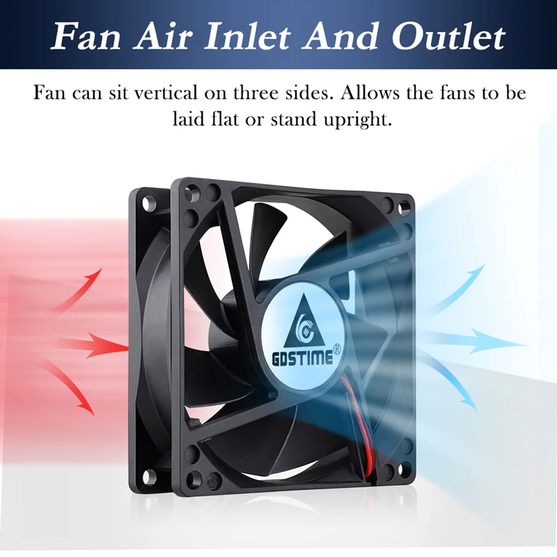 computador power cooler ventilador 8025 80mm pc