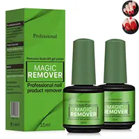 15ml Magic Remover Nail Gel Polish Remover UV Gel Polish Clean 3-5 Mins Fast Remover Semi Permanent Varnish Polish Cancel Glue 1