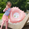 Love Shape Inflatable Pool Floats for Baby, Swimming Rings for Kids,Summer Water Float Party Outdoor,Beach Toys for Pool 4