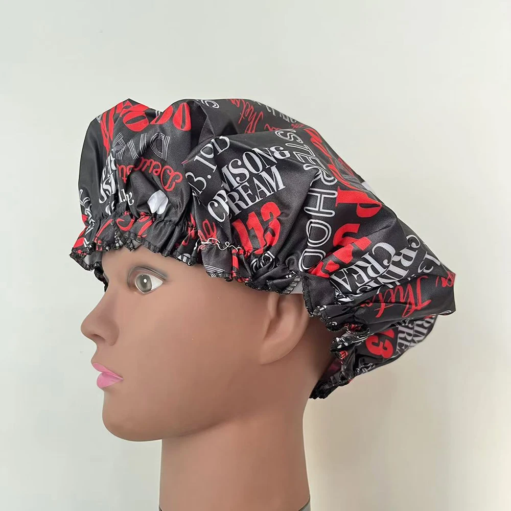 Greek alphabet sorority women's indoor waterproof bathing cap 2