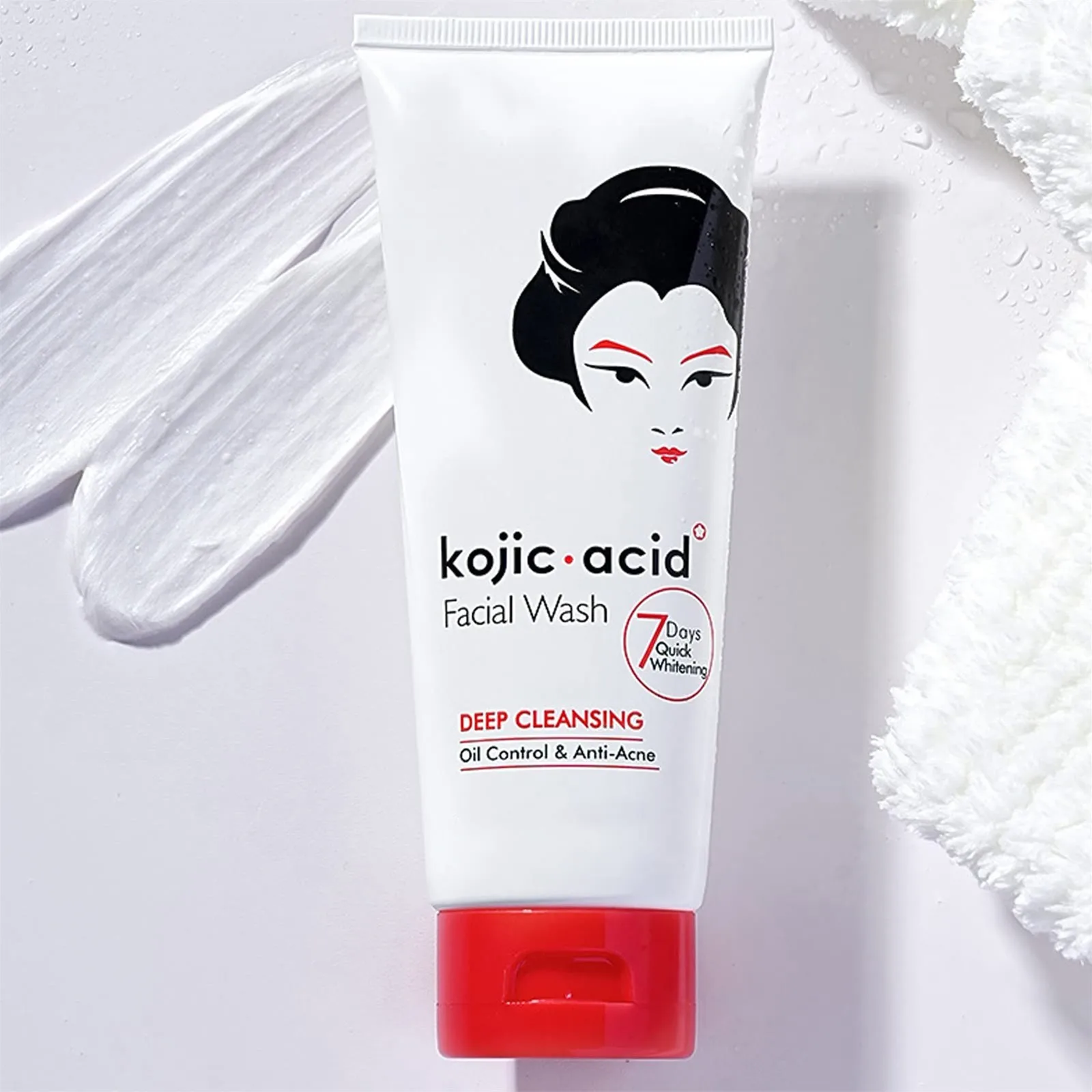 Pomya Kojic Face Wash,Deep Cleaning, Skin , Mild, Multi Function,Easy To Use,Hydrating Moisturizing,Skin Brightening For Normal