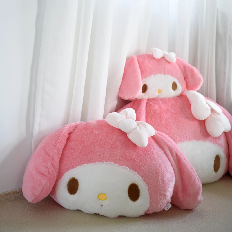 Big Size My Melody Plush Toy Hug Pillow Comfortable Back Cushion Sleeping Companion My Melody Plushies Sofa Decorative Pillow