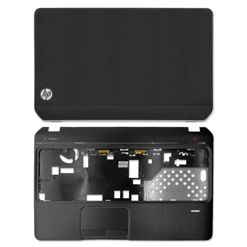 New For HP Pavilion DV6 DV6-7000 DV6-7100 DV6-7200 Laptop LCD Back Cover/Front Bezel/Hinges/Palmrest/BottomCase Black 682047-001 laptop shoulder bag Laptop Bags & Cases