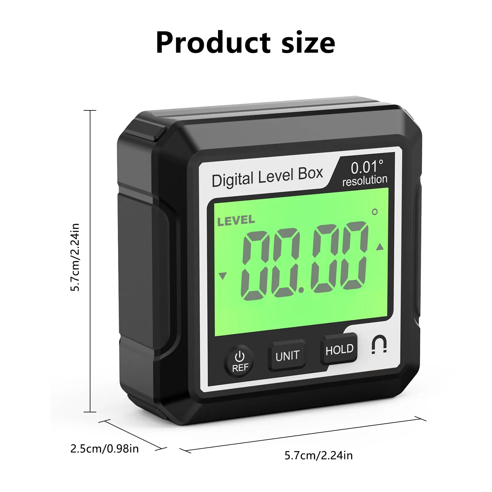 Digital protractor inclinometer level gauge goniometer measuring inclinometer magnetic gauge digital display 1PC digital angle protractor level gauge angle measuring tool angle protractor digital angle meter digital inclinometer digital level