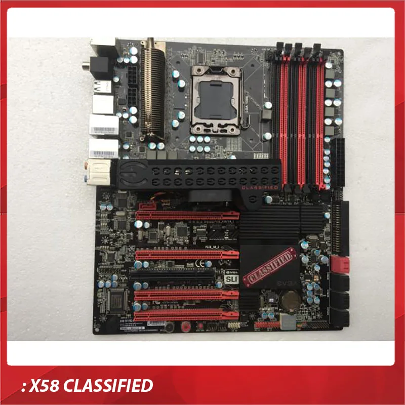 Server Motherboard For EVGA For X58 CLASSIFIED 141-BL-E760-A1 1366