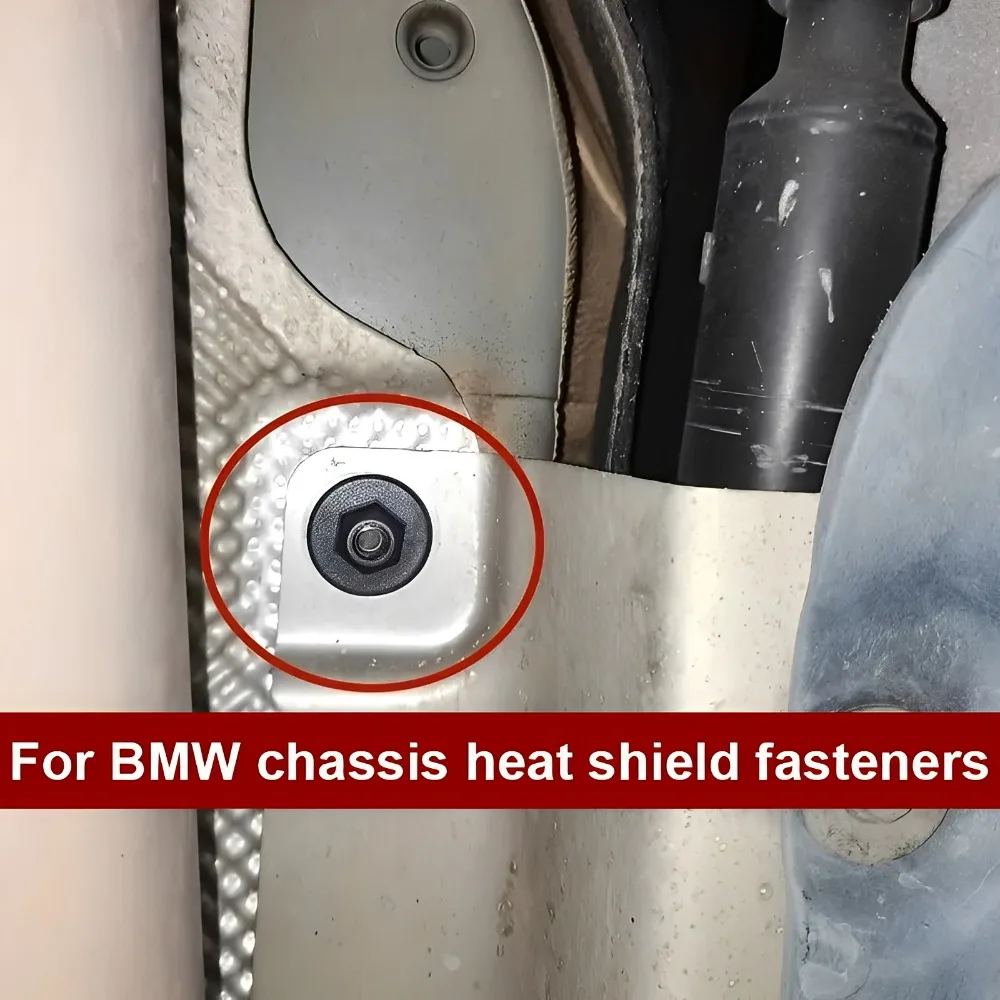 Plastic Chassis Arched Grommet Nut Clip Grommet Nut Self Tapping Screw Fastener for BMW X3 X5 X6 Underbody Shield Retainer