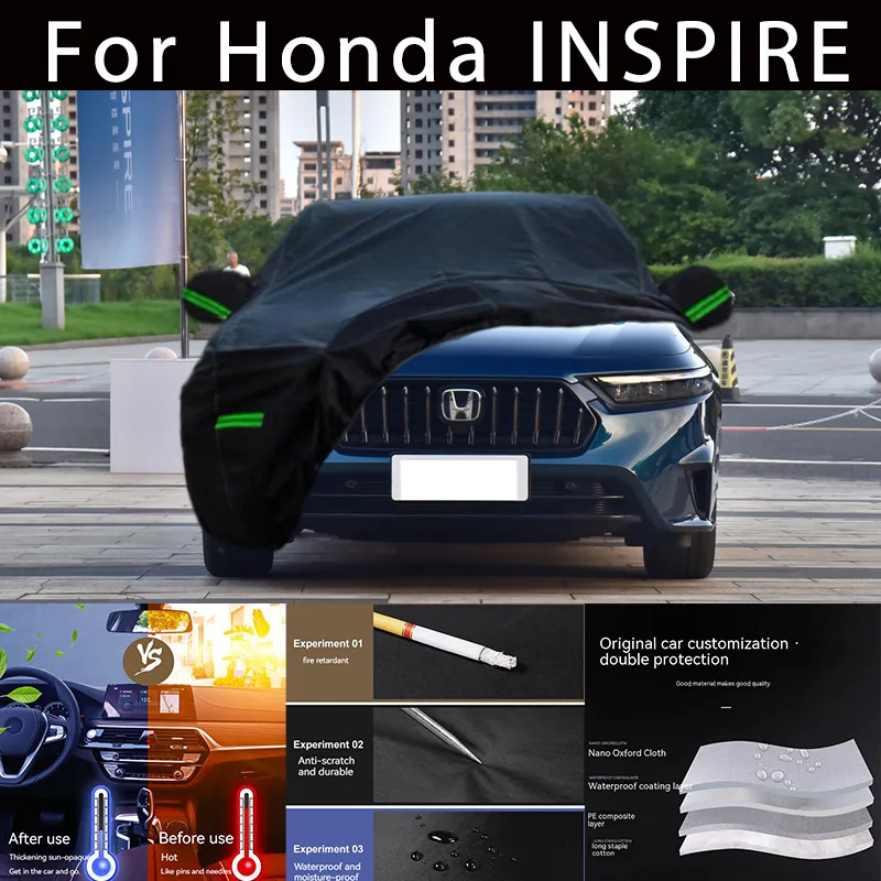 

For Honda INSPIRE Outdoor Protection Full Car Covers Snow Cover Sunshade Waterproof Dustproof Exterior Car accessories