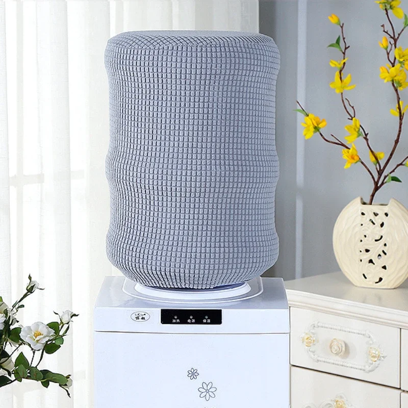 New Solid Knitted Drinking Fountains Barrels Water Dispenser Dust Cover Household Merchandises Protector Barreled Water Cover