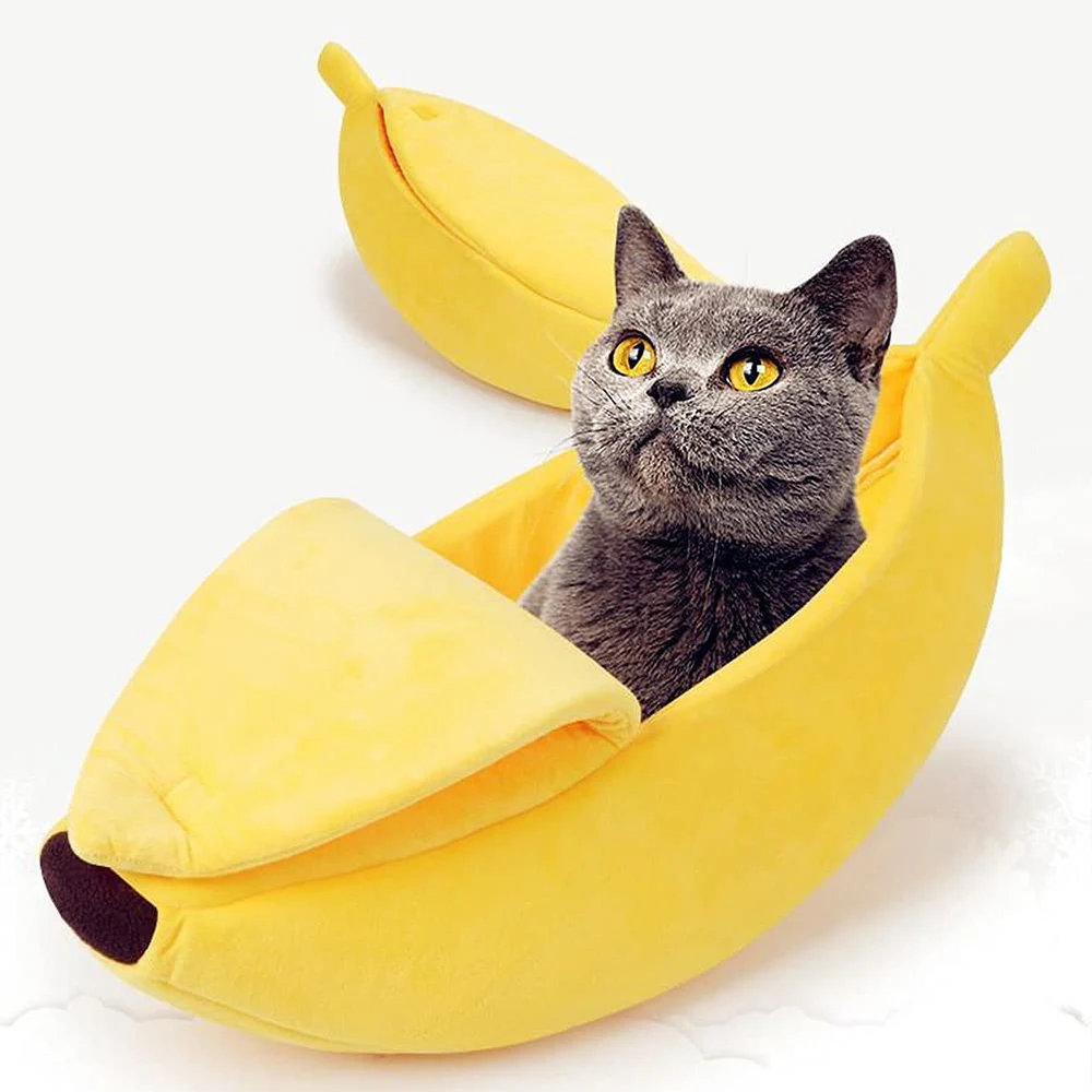 Pet Basket Kennel Banana Cat House Banana Bed Cats Banana Bed
