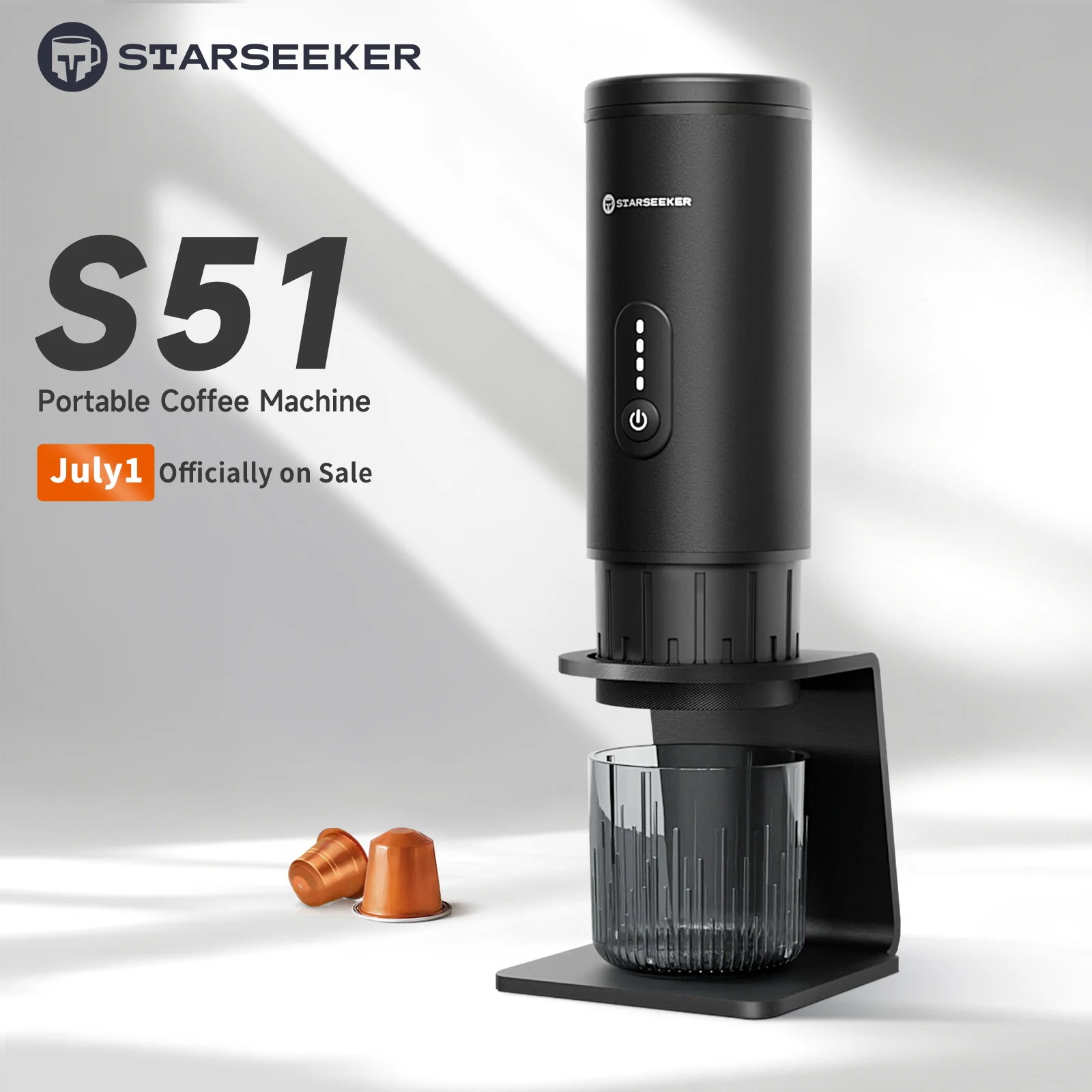 ماكينة قهوة محمولة STARSEEKER S51، ماكينة إسبريسو...