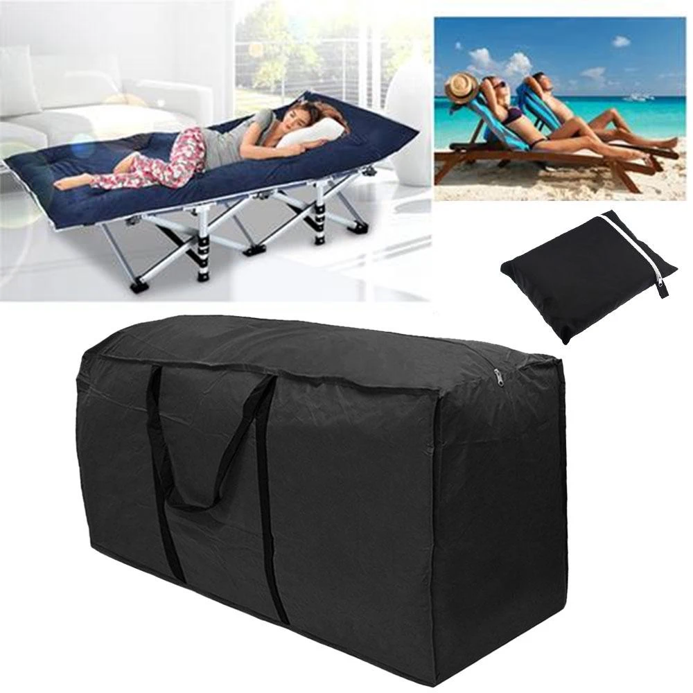 Garden Furniture Cushion Storage Bag Waterproof Anti-UV Rectangle Rip Proof 210D Oxford Fabric Christmas Tree Storage Bag 1/2PCS 6