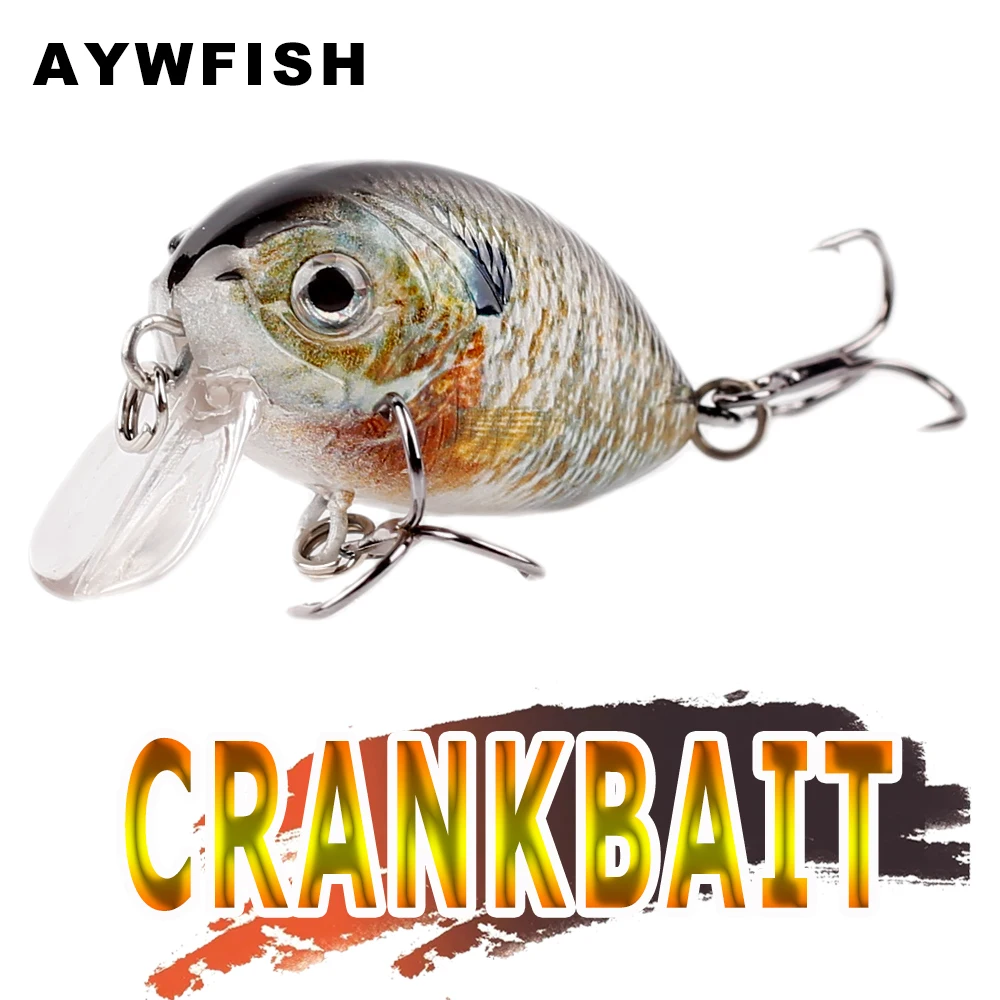 AYWFISH Best Wobblers 4CM 4G Small Hard Plastic Baits Floating Diver