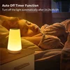 13 Color Changing Table Lamps RGB Remote Control Touch Dimmable Lamp Portable Table Bedside Lamps USB Rechargeable Night Lights 3