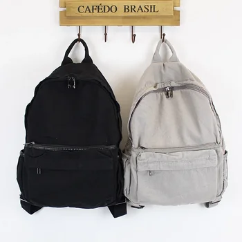 Zaino Casual in tela per il ritorno a scuola borsa per libri per il tempo libero per studenti adolescenti zaino giornaliero in tessuto per Laptop di grande capacità