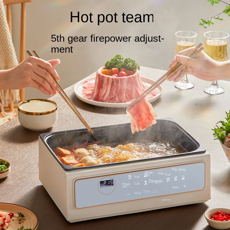 Electric Steamer Multi-functional Household Three-layer Multi-layer Steamed Stew Pot Large Capacity Steamer 5