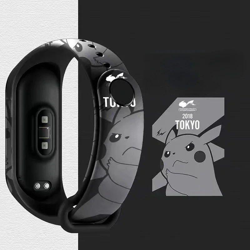 Pokemon Pikachu Millet Tali Mi Band untuk Xiaomi Kartun