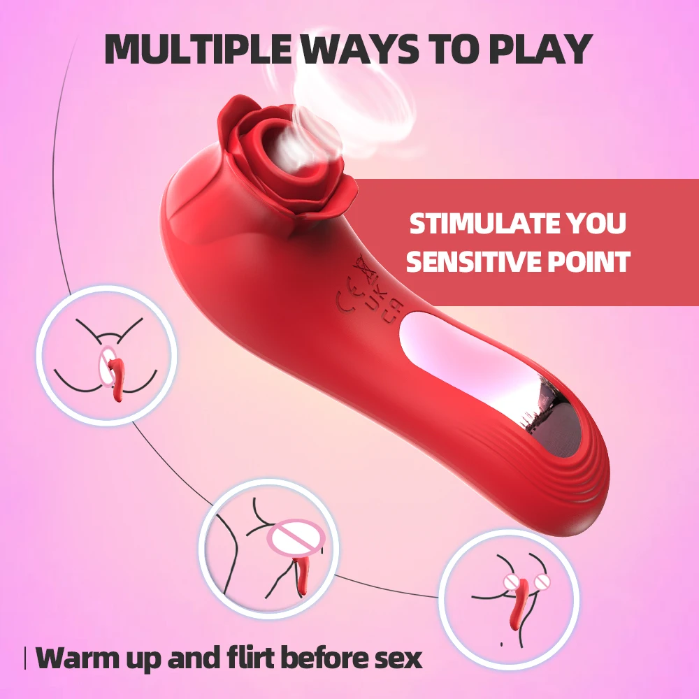 Rose sucking cup vibrator vibrator irritating sex toys adult silicone sensory toys breast massage adult supplies female sexgames
