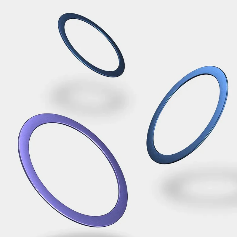 3PCS Universal Ultra Thin Round Mobile Phone Magnetic Suction Ring  Car Holder Plate Metal Patch for IPhone 11 12 Samsung Xiaomi