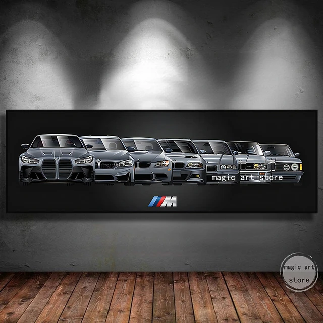 BMW M3 evolution canvas art mounted canvas or print only